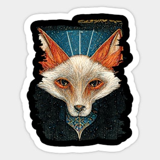 Animals from the forest_Fox Sticker